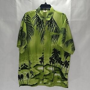 Rima men's Caribbean button up shirt Size: XL